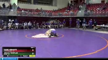 138 lbs Round 2 (3 Team) - Dane Arrants, Grand Island vs Brock Templar, Blair