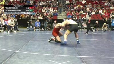 1A-157 lbs Semifinal - Zane Mullenix, Pleasantville vs Ethan Christoffer, Don Bosco