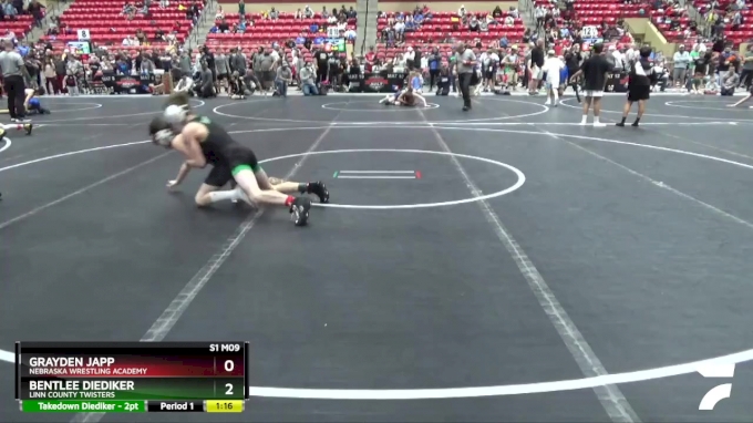 96 lbs Cons. Round 3 - Grayden Japp, Nebraska Wrestling Academy vs ...