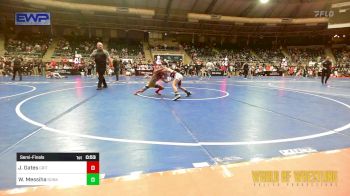 64 lbs Semifinal - Jackson Gates, Grit Mat Club vs Wyatt Messiha, Sunkist Kids Monster Garage