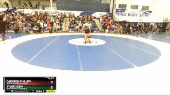 125 lbs Cons. Round 1 - Tyler Klein, University Of Dubuque vs Cameron Phillips, North Central College