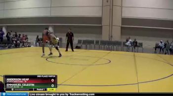 129 lbs Placement Matches (16 Team) - Anderson Heap, Attack Wrestling vs Emmanuel Celestin, Golden Bears