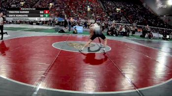 6A 144 lbs Quarterfinal - Trexton Harned, Rigby vs Onyx Kunsaitis, Thunder Ridge