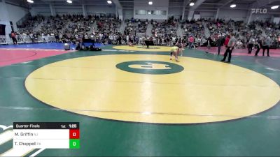 120 lbs Quarterfinal - Matthew Griffin, NJ vs Tyler Chappell, PA