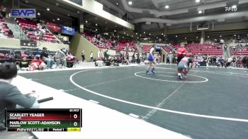 145 lbs Round 2 - Scarlett Yeager, Maize WC vs Marlow Scott-Adamson, Parsons