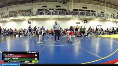 63 lbs Cons. Round 4 - Dennis Prater, Indiana vs Eli Burke, Yorktown Wrestling Club