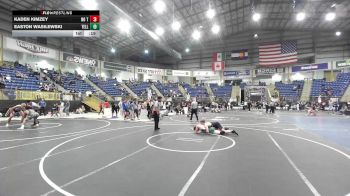 150 lbs Consi Of 4 - Kaden Kimzey, No Team vs Easton Wasilewski, Teller Takedown