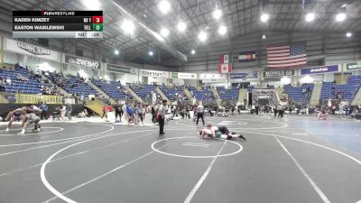 150 lbs Consi Of 4 - Kaden Kimzey, No Team vs Easton Wasilewski, Teller Takedown