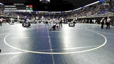 100 lbs Round Of 16 - Elias Luciano, Lampeter-Strasburg vs Samson Grove, Mt Lebanon