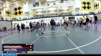 83 lbs Semifinal - Karson Kahalekomo, Daleville Broncos Wrestling Club vs Jeremy Carver, Delta Wrestling Club Inc.