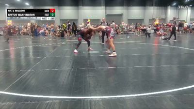160 lbs Round 5 (8 Team) - Nate Wilson, GA United Red vs Justus Washington, The Factory