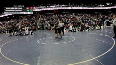 185 lbs Cons. Round 2 - Leila Flechsenhaar, Union Pines vs Stephany Ordonez, Cary
