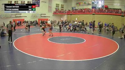 132 lbs Semifinal - Isaiah Snyder, Westview vs Tytus Hardee, Sweet Home