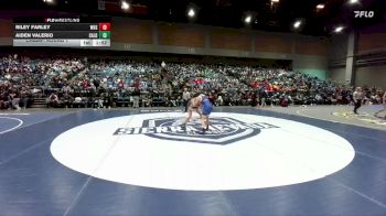150 lbs Champ. Round 1 - Aiden Valerio, Caldwell vs Riley Farley, Wheatland