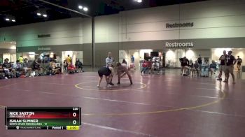 220 lbs Round 5 (6 Team) - Isaiah Sumner, North River Mercenaries vs Nick Saxton, Iowa Gables