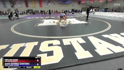 131 B Quarterfinal - Katie Ramirez-Quintero, Joliet Junior College vs Taylor Hood, Midland University