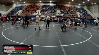 144 lbs Semifinal - Jack Juncker, Landon School vs Luke Mannix, Covenant Life School