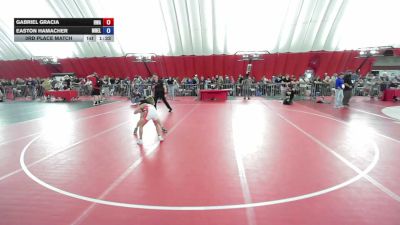 84 lbs 3rd Place Match - Gabriel Gracia, Region Wrestling Academy vs Easton Hamacher, Mn Elite
