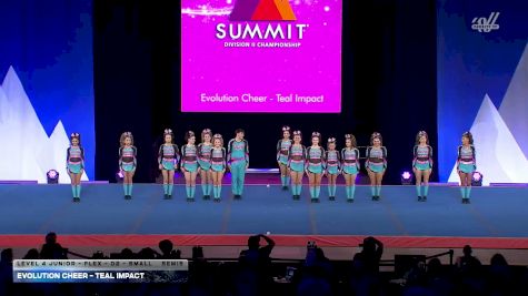 Evolution Cheer - Teal Impact [2026 L4 Junior - Flex - D2 - Small Semis] 2026 The D2 Summit