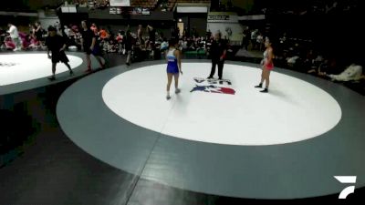 110 lbs Ava Perez, CVWA - Central Valley Wrestling Association vs Aaliyah Jordan, SJWA - San Joaquin Wrestling Association