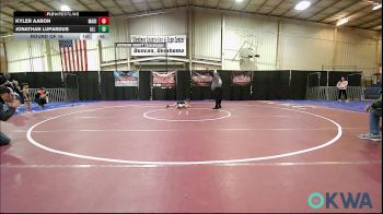49 lbs Round Of 16 - Kyler Aaron, Madill Takedown vs Jonathan Lupardus, All American Wrestling