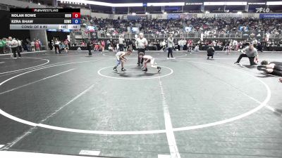 58 lbs Consi Of 8 #2 - Nolan Rowe, Nebraska Wrestling Academy vs Ezra Shaw, D3wc