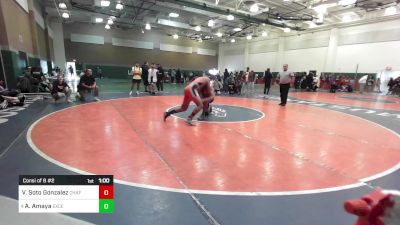 182 lbs Consi Of 8 #2 - Valentin Soto Gonzalez, Chaffey vs Adrian Amaya, Excelsior Charter