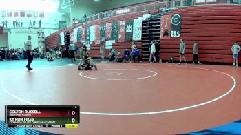 126 lbs Round 2 - Ky`ron Fikes, Cuyahoga Valley Christian Academy vs Colton Russell, Olentangy Liberty