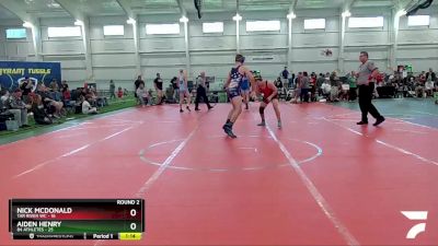 157 lbs Round 2 (8 Team) - Aiden Henry, 84 Athletes vs Nick McDonald, Tar River WC