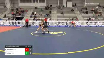 106 lbs Prelims - Parker Sentipal, Team Nauman Black vs Tye Linser, Indiana High Rollers HS