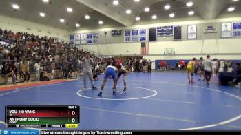 132 lbs Champ. Round 2 - You-Ho Yang, UC vs Anthony Lucio, OCRTC