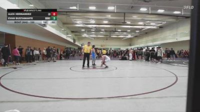 150 lbs Cons. Round 3 - Evan Bustamante, Red Wolves Wrestling Club vs Alex Hernandez, EVWC
