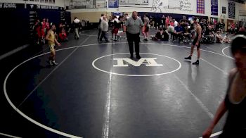 114 lbs Quarterfinal - Reid English, Commodore Perry Hs vs Dustin Mace, Avella Area Hs
