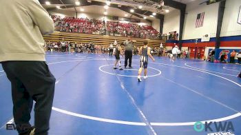 90 lbs Rr Rnd 1 - Eli Evans, Collinsville Cardinal Youth Wrestling vs Mason Dunn, Ponca City Wildcat Wrestling