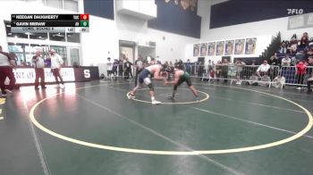 157 lbs Cons. Round 6 - Keegan Daugherty, Yucaipa vs Gavin Meraw, Aliso Niguel