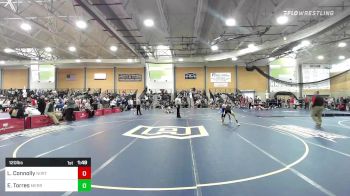 120 lbs Round Of 32 - Luke Connolly, Northeast Metro Tech/Bishop Fenwick vs Evan Torres, Merrimack