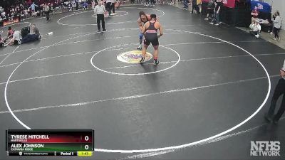 4A 215 lbs Quarterfinal - Alex Johnson, Catawba Ridge vs Tyrese Mitchell, Hartsville