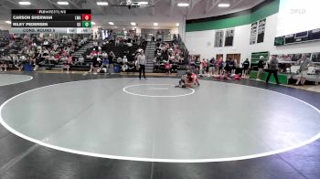 106 lbs Cons. Round 5 - Riley Pedersen, GI Grapplers vs Carson Sherwan, Lions Wrestling Academy