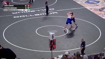 Cons. Round 1 - Luke Larson, West Central vs Cooper Bernard, Dakota Valley