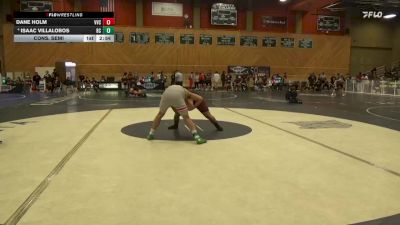 184 lbs Cons. Semi - Isaac Villalobos, Bakersfield College vs Dane Holm, Victor Valley College