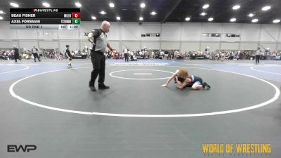 75 lbs Rr Rnd 1 - Beau Fisher, MOJO 9U vs Axel Forsman, Texas Thunder