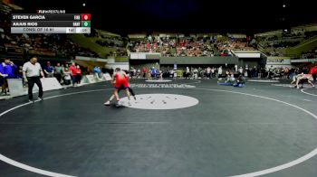106 lbs Consi Of 16 #1 - Steven Garcia, Firebaugh vs Julius Rios, Hanford