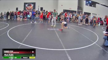 64 lbs Quarterfinal - Parks Fox, Eastside Youth Wrestling vs Milo Sligh, Cane Bay Cobras