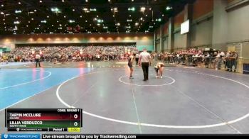 120 lbs Cons. Round 1 - Lillia Verduzco, South Tahoe vs Taryn McClure, Culver