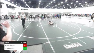 100 lbs Consi Of 4 - Adrian Castillo, Dethrone WC vs Dylan Henry, Manu WC