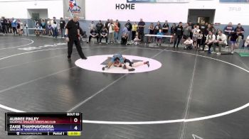 94 lbs Round 2 - Zaige Thammavongsa, Avalanche Wrestling Association vs Aubree Finley, Soldotna Whalers Wrestling Club