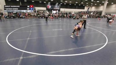 110 lbs Champ. Rd Of 32 - Ashley Basmajian, Izzy Style Wrestling vs Daynah Gomez, Arizona