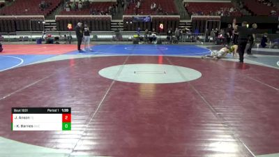 132 lbs Semifinal - Kyle Barnes, Rustler Wrestling Club vs Jesse Anson, Team Saltzman