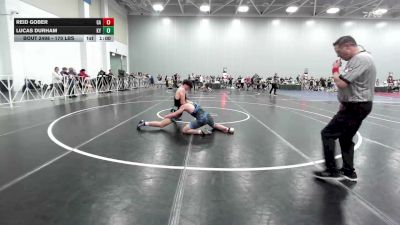 170 lbs Round Of 32 - Reid Gober, GA vs Lucas Durham, KY