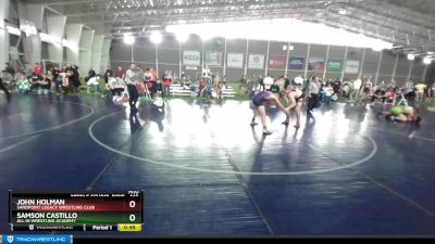 149 lbs Cons. Round 5 - John Holman, Sandpoint Legacy Wrestling Club vs Samson Castillo, All In Wrestling Academy